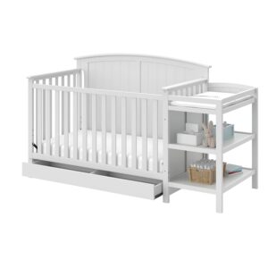 Storkcraft Steveston 4-in-1 Convertible Crib Best Cribs With Changing Tables